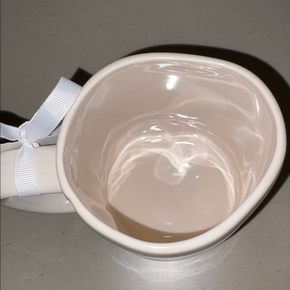 Rae Dunn White 'Have Faith' Mug with Butterfly Accents - Picture 4 of 5